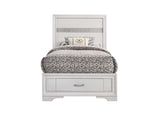 Miranda White Twin Storage Bed - Ornate Home