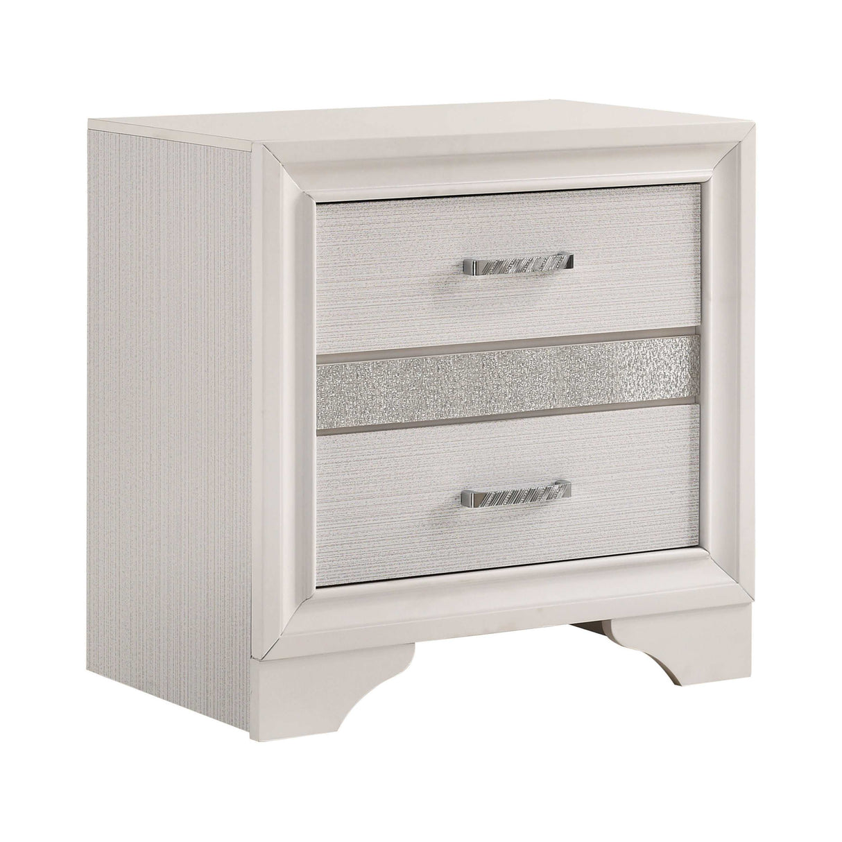 Miranda White Nightstand - Ornate Home