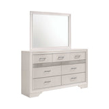 Miranda White Rectangular Mirror - Ornate Home