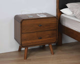 Robyn Dark Walnut Nightstand - Ornate Home