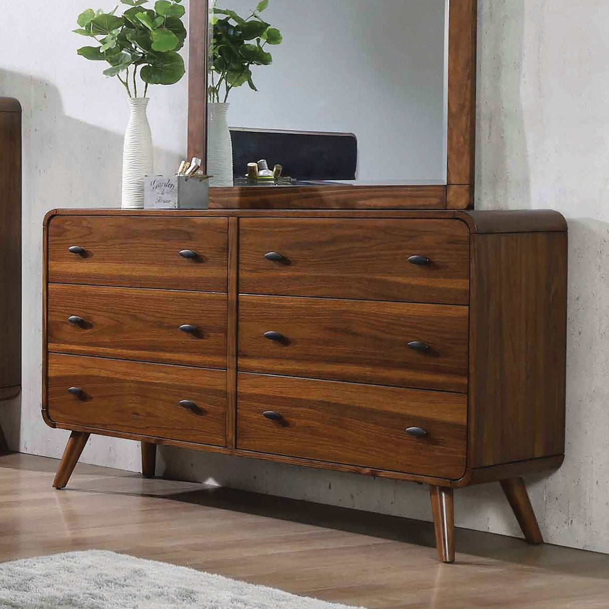 Robyn Dark Walnut Dresser - Ornate Home