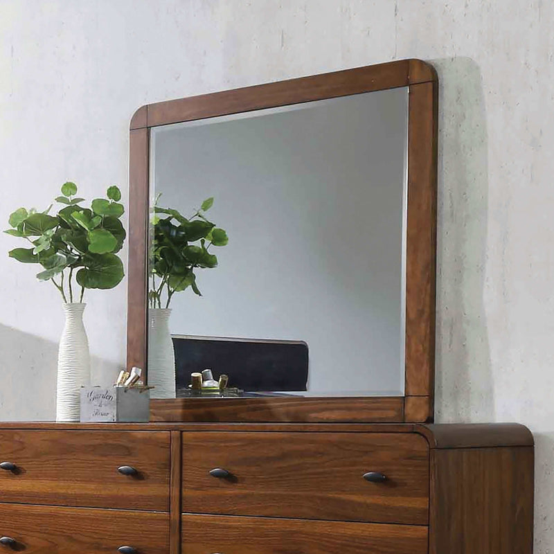 Robyn Dark Walnut Rectangular Mirror - Ornate Home