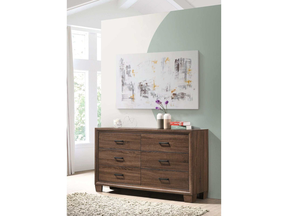 Brandon Warm Brown Dresser - Ornate Home