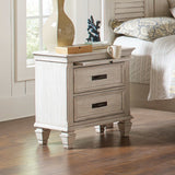 Franco Antique White Nightstand - Ornate Home