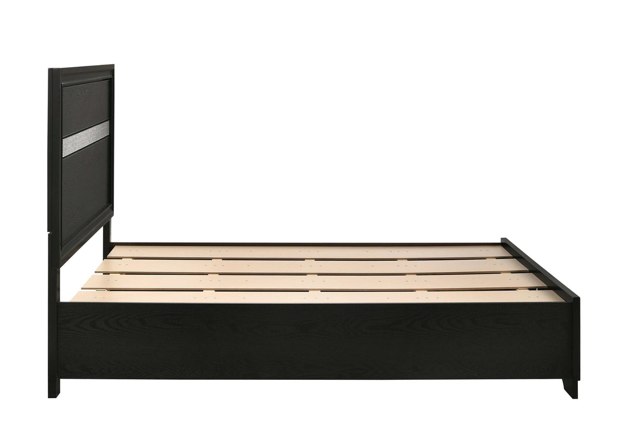 Miranda Black Full Storage Bed - Ornate Home