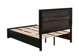 Miranda Black Full Storage Bed - Ornate Home