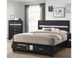 Miranda Black Queen Storage Bed - Ornate Home