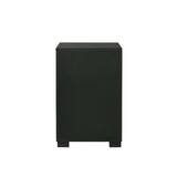 Blacktoft Black Nightstand - Ornate Home