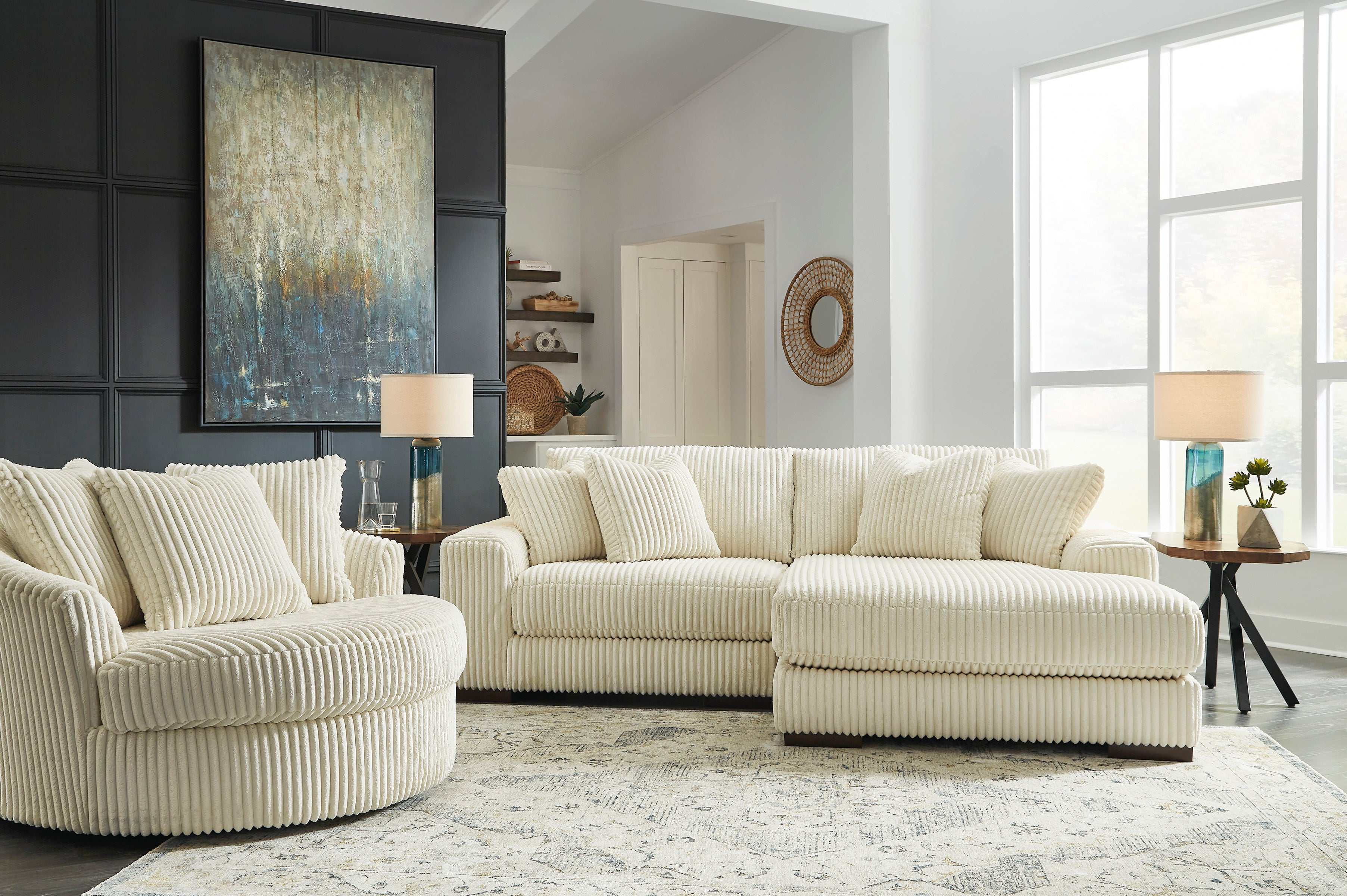 Lindyn Ivory Modular Sectional Units - Create your own Style - Ornate Home