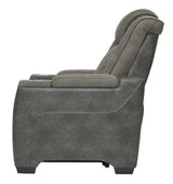 NextGen DuraPella Dual Tone Slate Power Recliner - Ornate Home