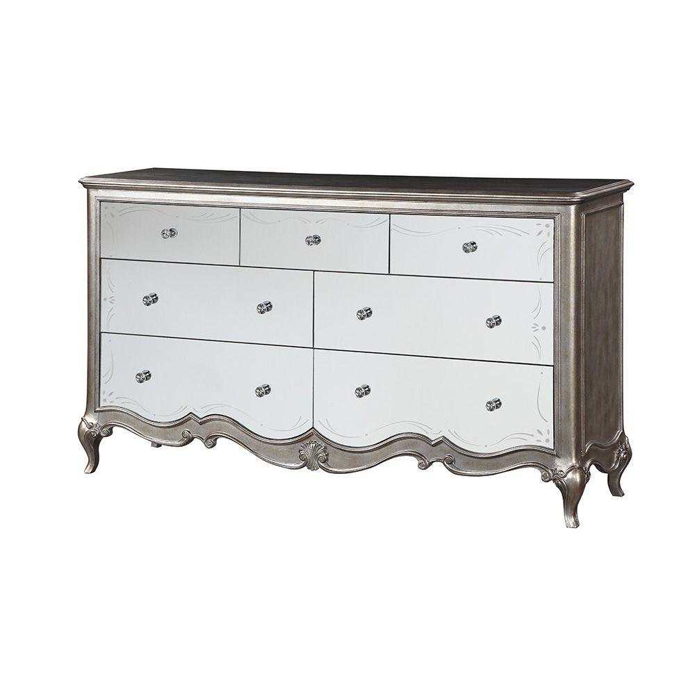 Esteban Antique Champagne Dresser - Ornate Home