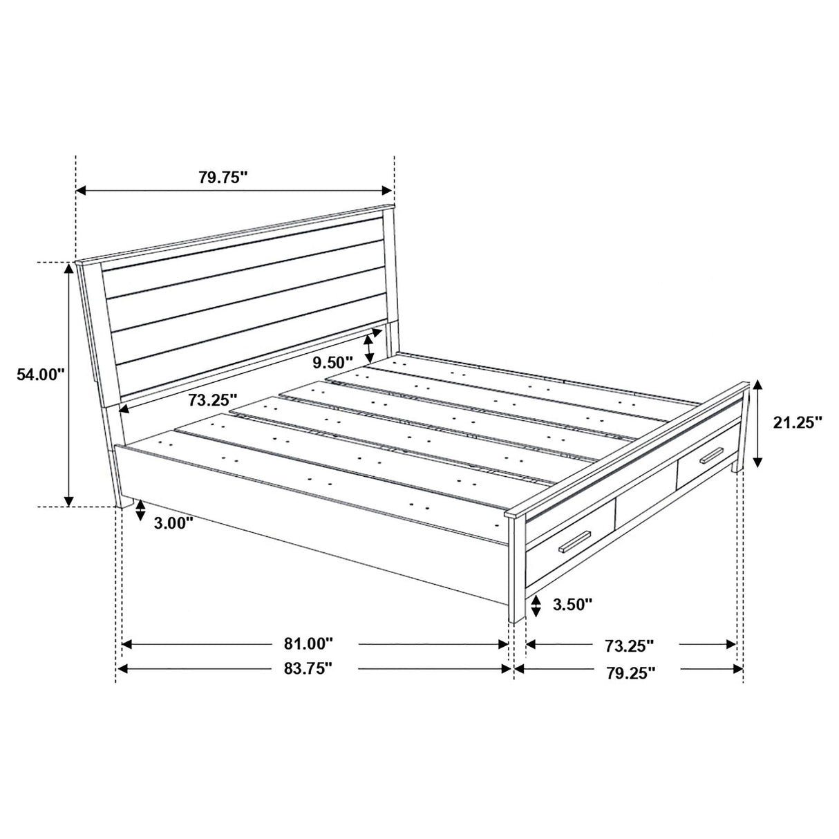 Woodmont Rustic Golden Brown Eastern King Bed 4 Pc Set - Ornate Home