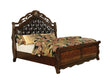 Exeter Dark Burl & Dark Brown Queen Bed - Ornate Home