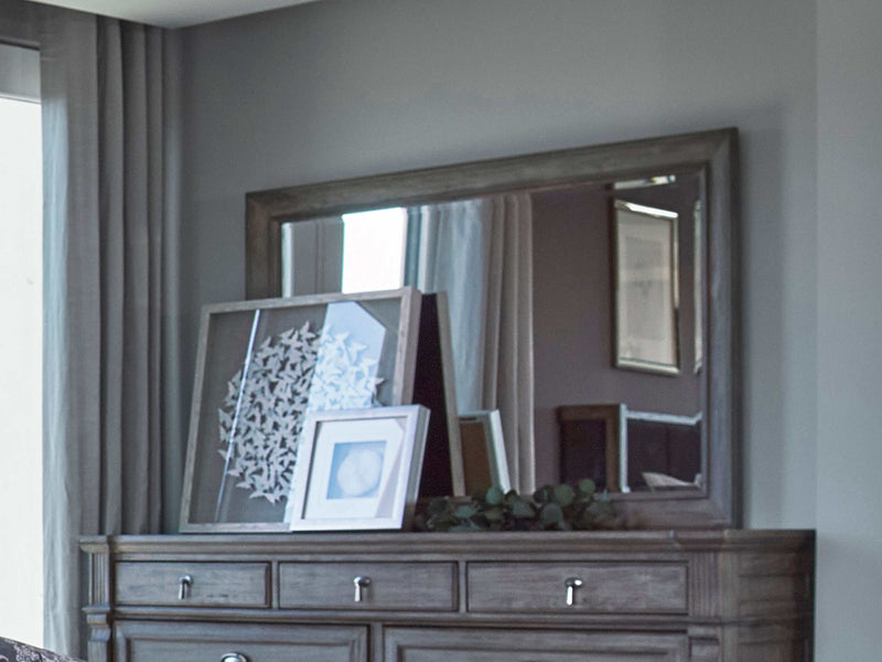 Alderwood French Grey Dresser Mirror - Ornate Home