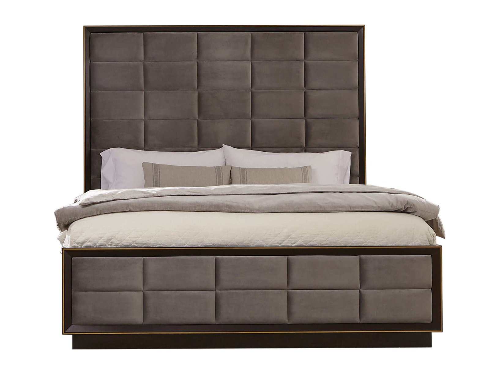 Durango Smoked Peppercorn & Grey Eastern King Bed - Ornate Home