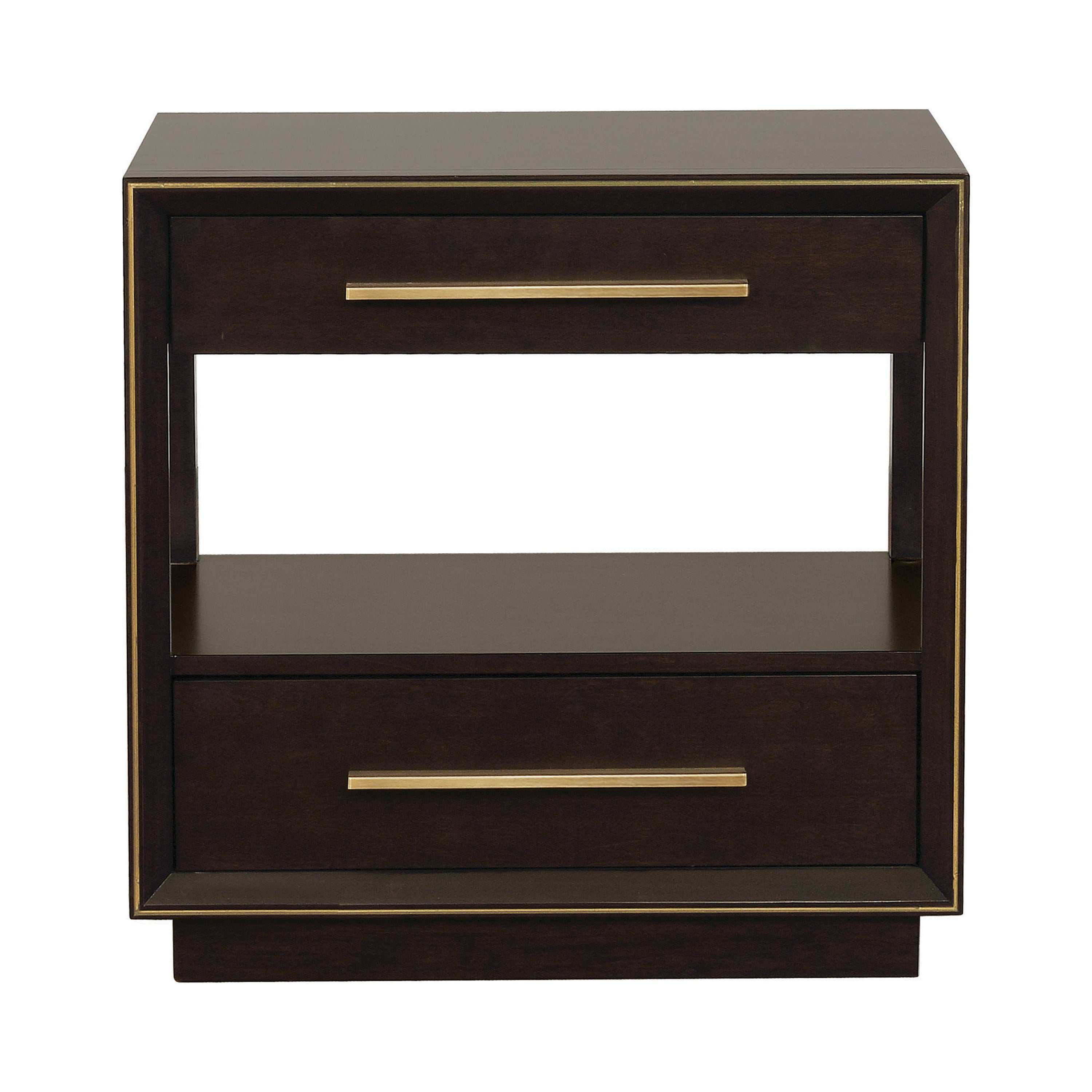 Durango Smoked Peppercorn Nightstand - Ornate Home