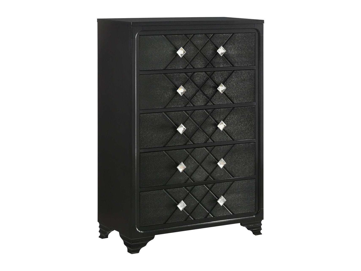 Penelope Black Chest - Ornate Home