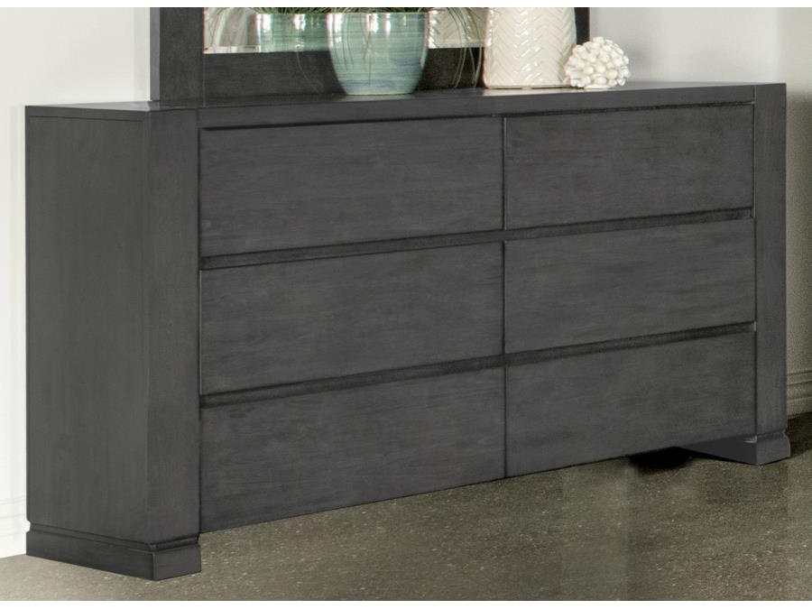 Lorenzo Dark Grey Dresser - Ornate Home