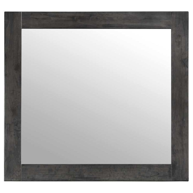 Lorenzo Dark Grey Rectangular Mirror - Ornate Home
