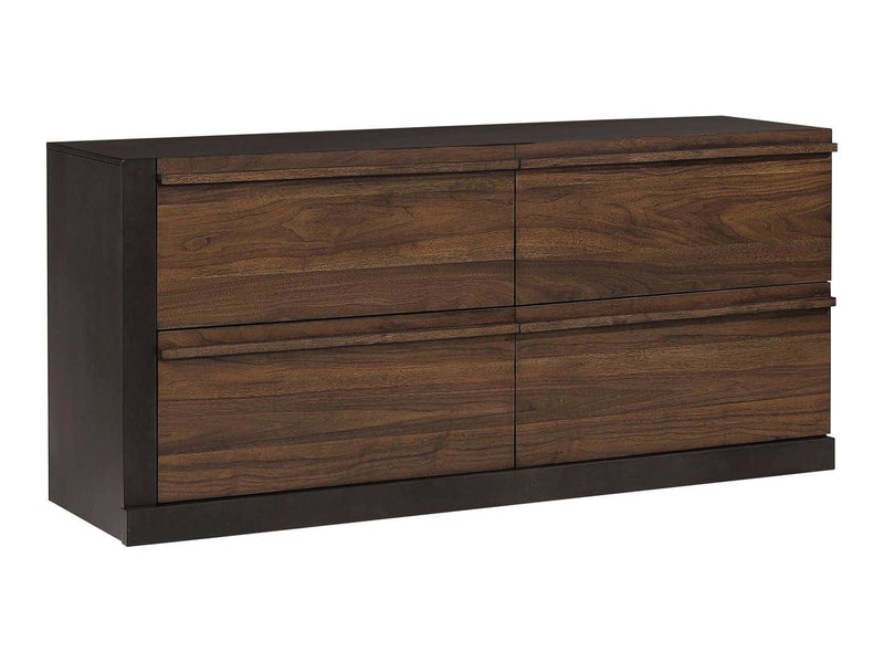 Azalia Black & Walnut Dresser - Ornate Home