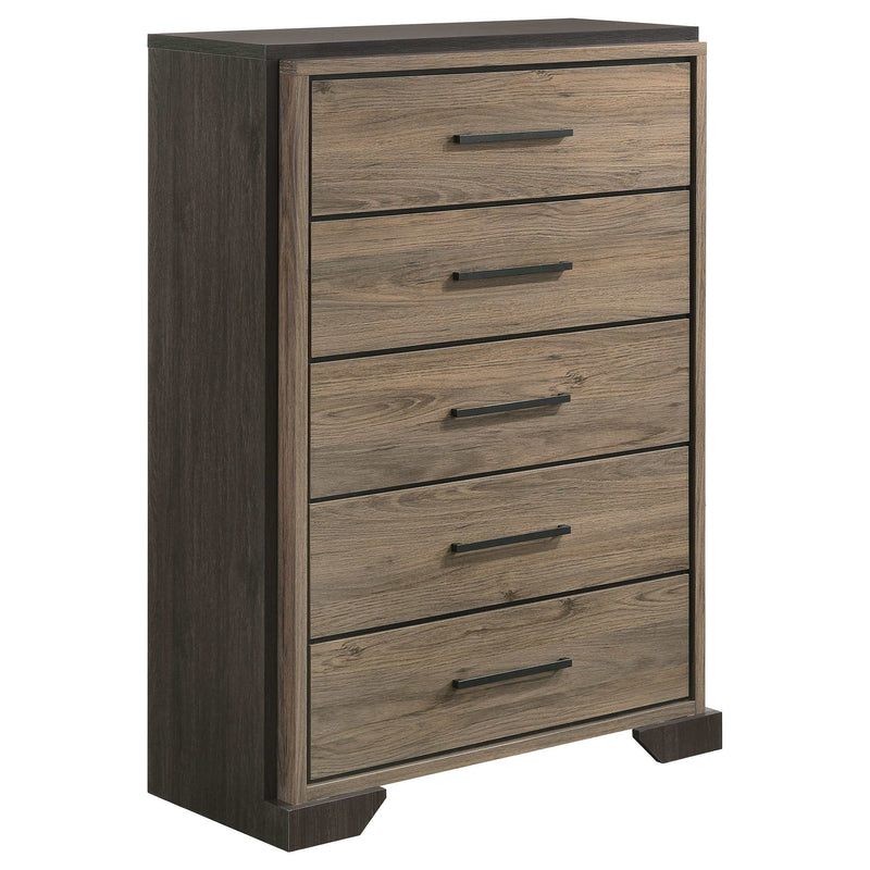 Baker Brown / Light Taupe Chest - Ornate Home
