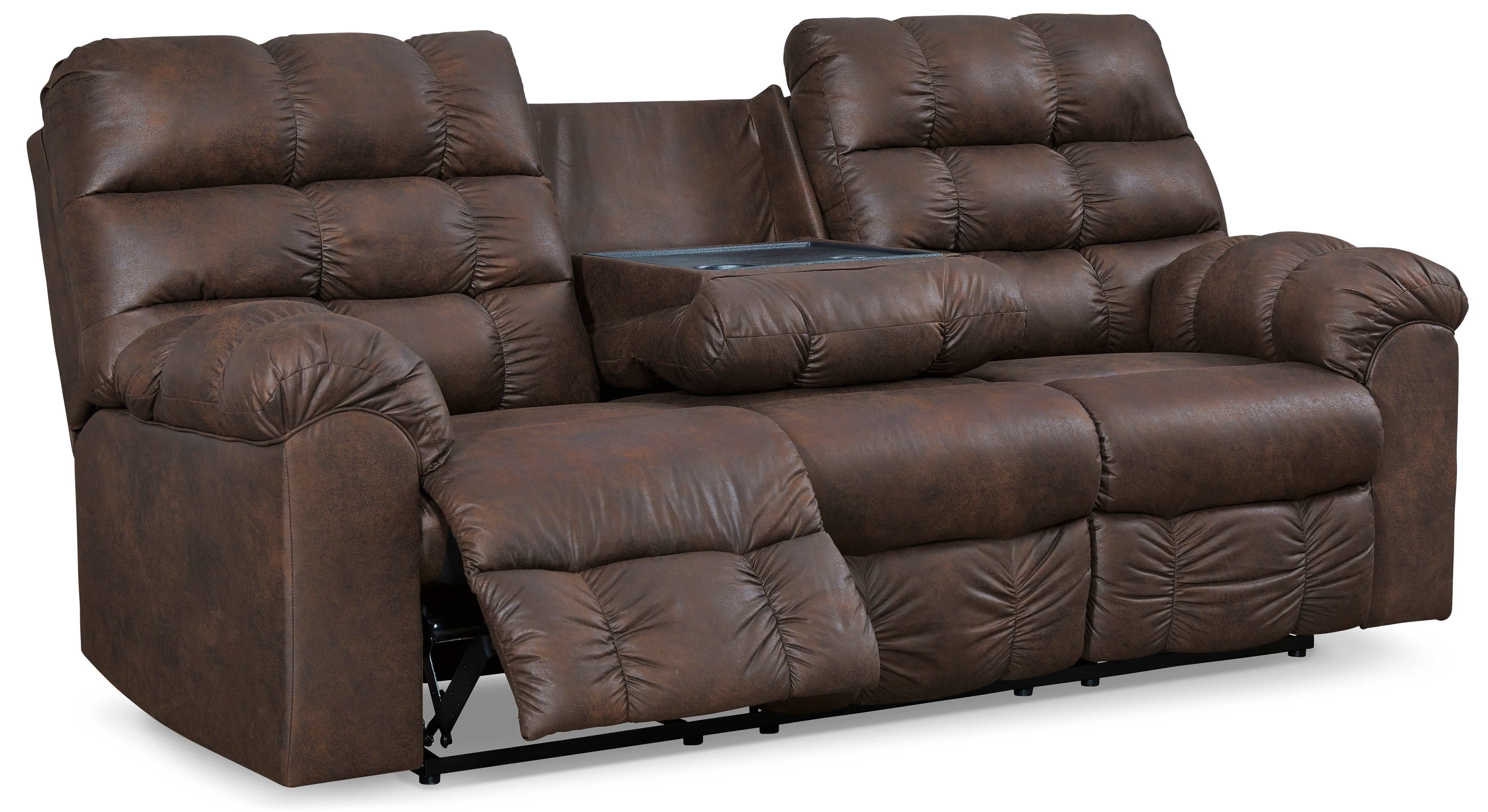 Derwin Nut Manual Reclining Sofa - Ornate Home