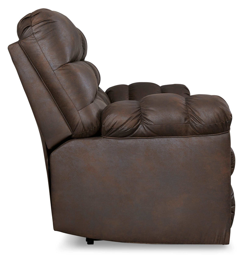 Derwin Nut Manual Reclining Sofa - Ornate Home