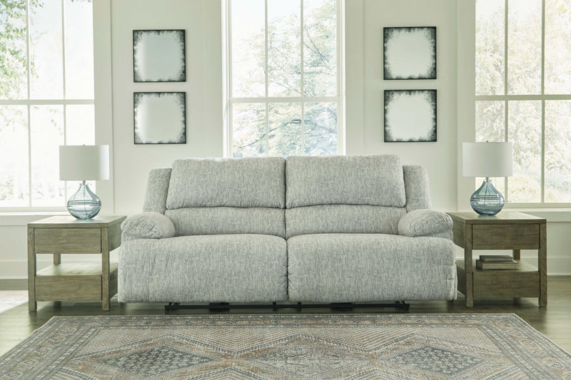 McClelland - Gray - Power Reclining Sofa & Loveseat / 2pcs Set - Ornate Home
