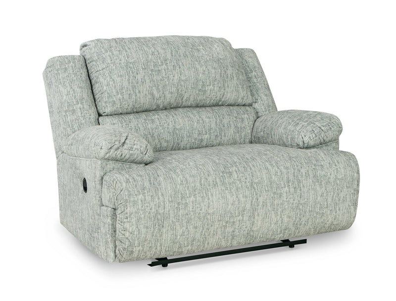 McClelland Gray Oversized Manual Recliner - Ornate Home