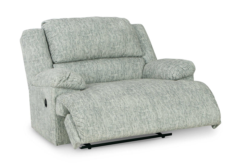 McClelland Gray Oversized Manual Recliner - Ornate Home