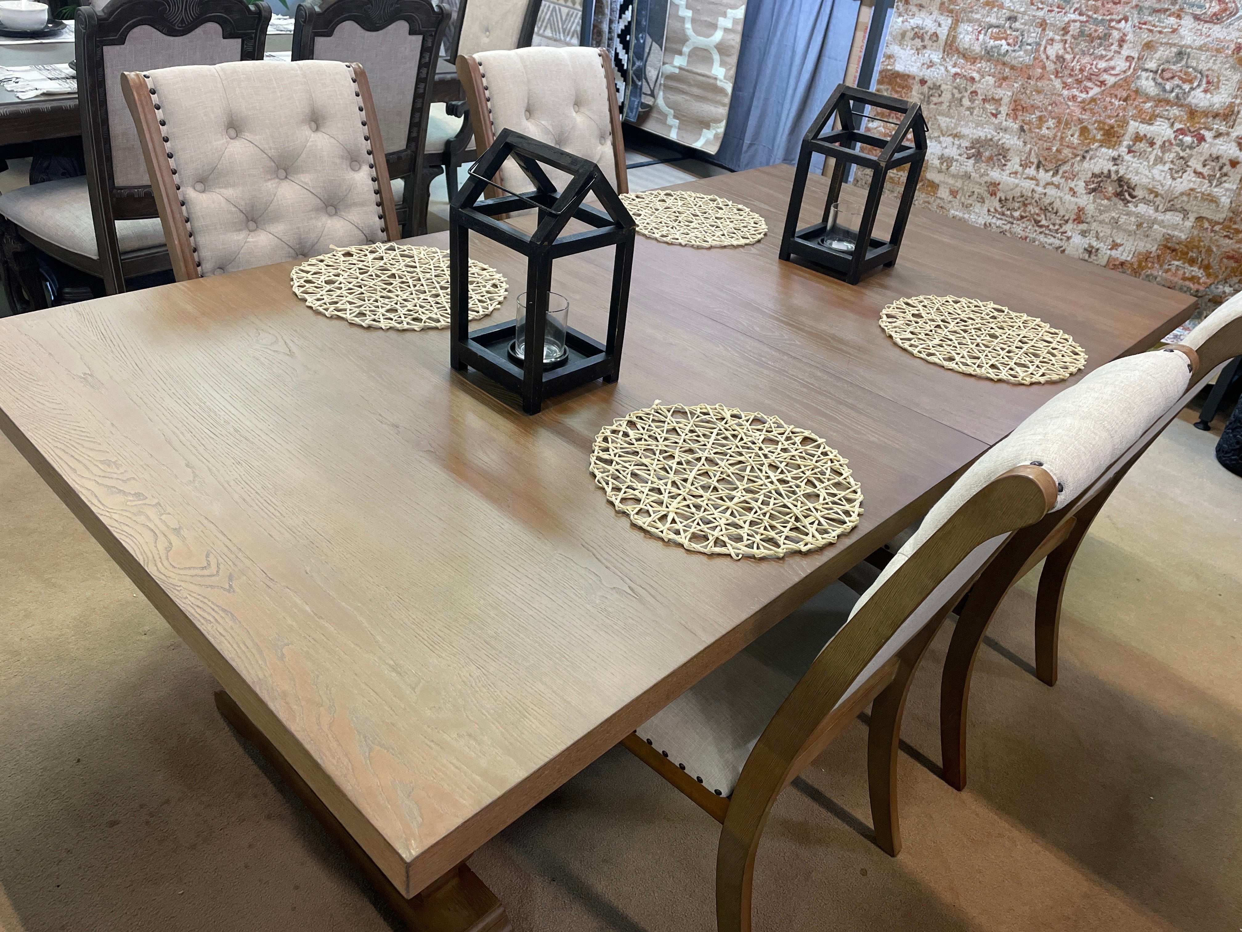 Brockway Barley Brown Dining Room Set / 5pc - Ornate Home