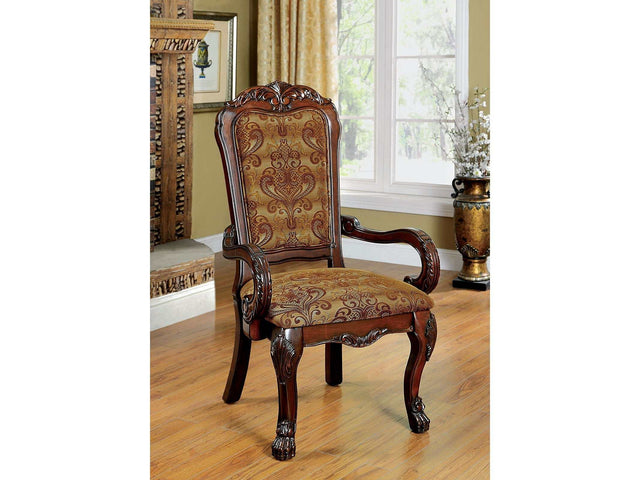 Medieve Cherry Armchair (Set of 2) - Ornate Home