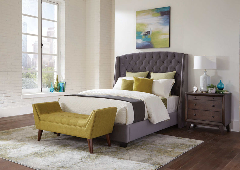 Pissarro Grey Full Bed - Ornate Home