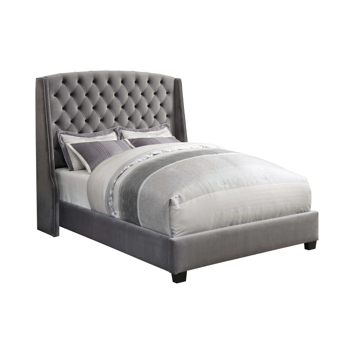 Pissarro Grey California King Bed - Ornate Home