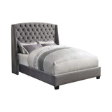 Pissarro Grey Queen Bed - Ornate Home