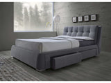 Fenbrook Grey Queen Storage Bed - Ornate Home