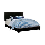 Dorian Black Eastern King Bed - Ornate Home