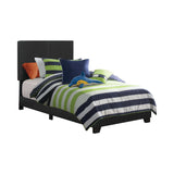 Dorian Black Twin Bed - Ornate Home