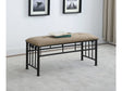 Livingston Brown & Dark Bronze Bench - Ornate Home