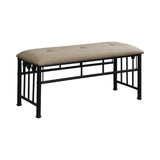 Livingston Brown & Dark Bronze Bench - Ornate Home