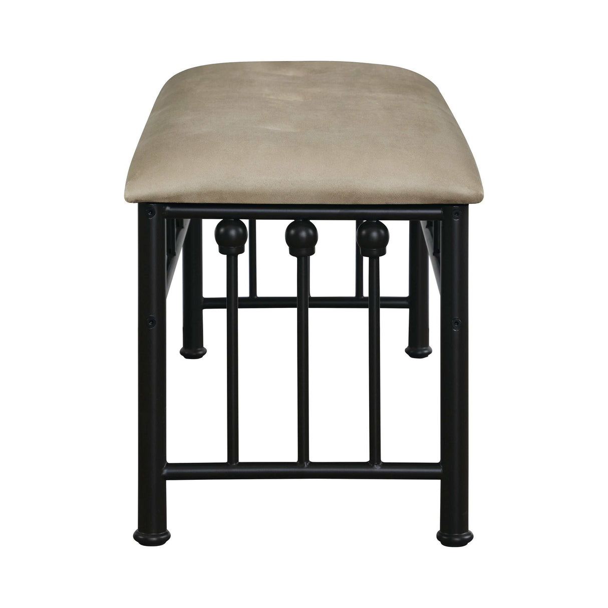 Livingston Brown & Dark Bronze Bench - Ornate Home