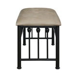 Livingston Brown & Dark Bronze Bench - Ornate Home