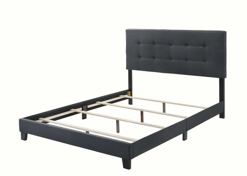 Mapes Charcoal Eastern King Bed - Ornate Home