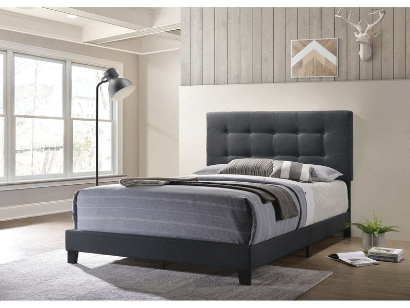Mapes Charcoal Queen Bed - Ornate Home