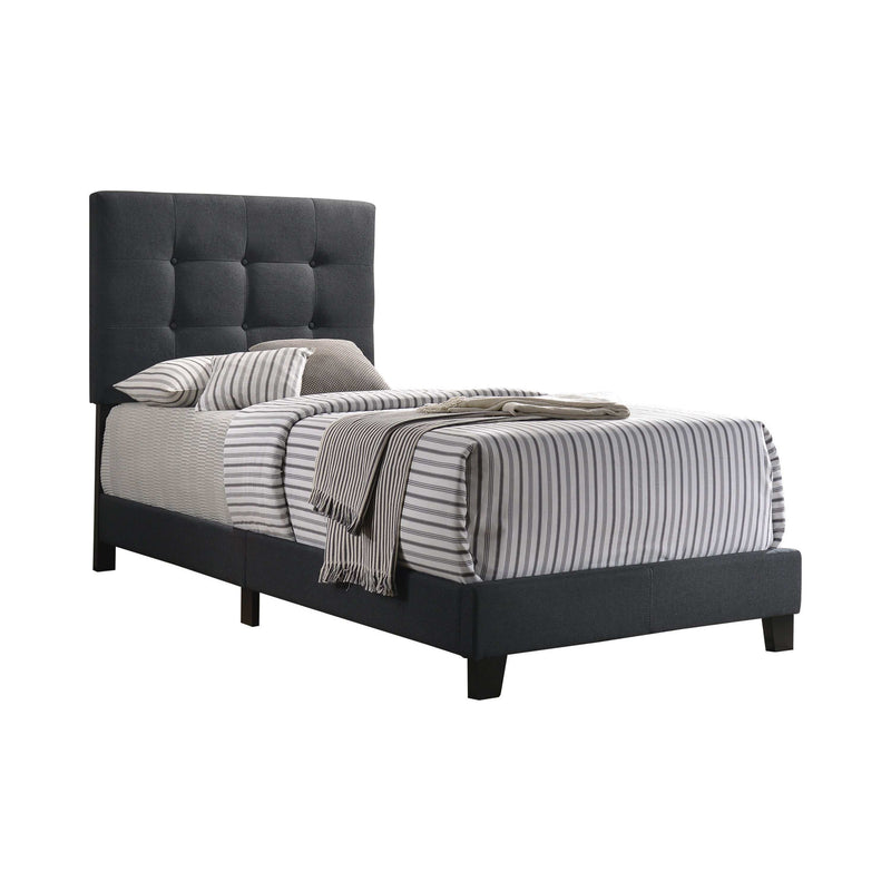 Mapes Charcoal Twin Bed - Ornate Home