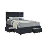 Soledad Charcoal Full Storage Bed - Ornate Home