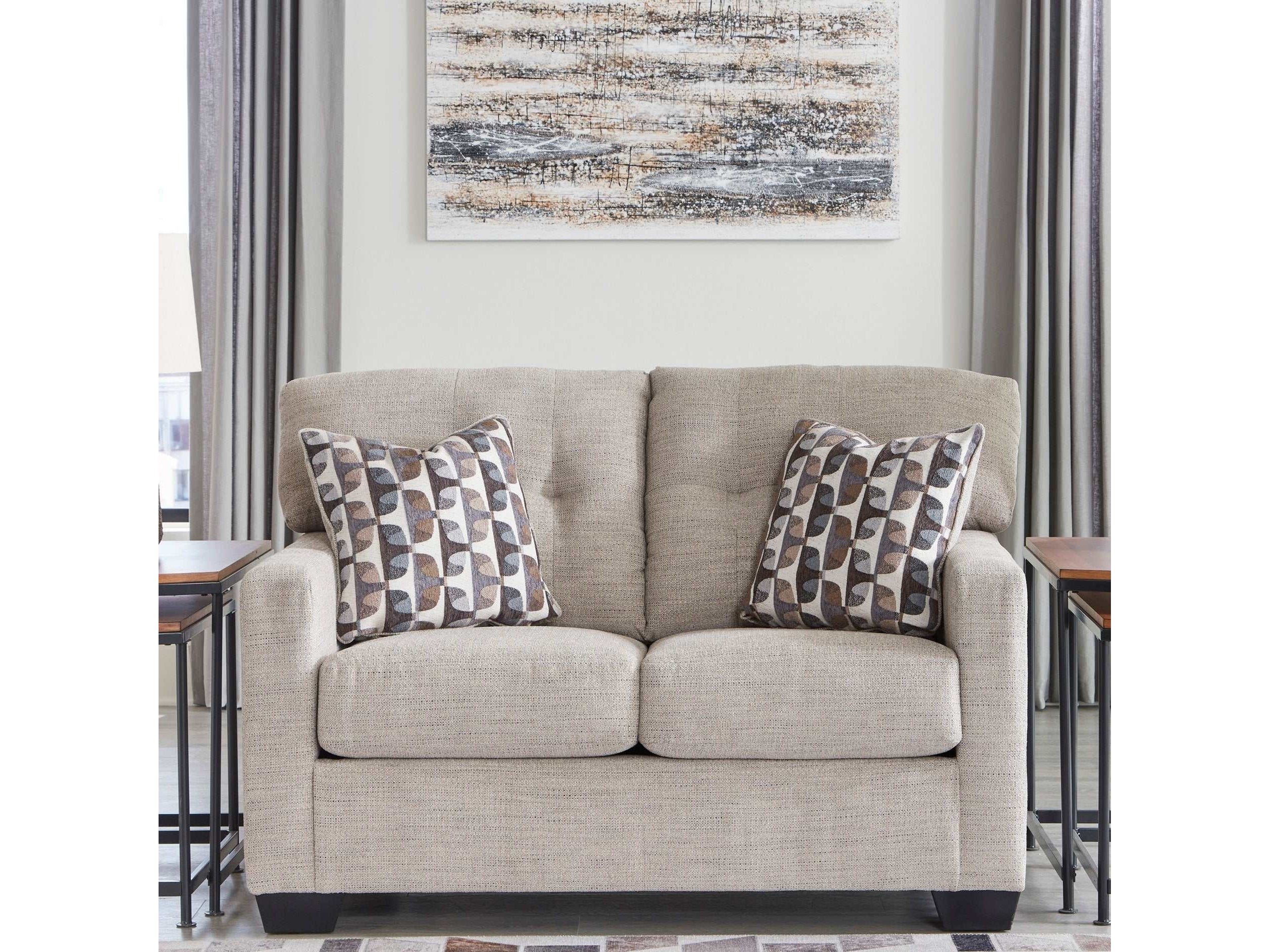 Mahoney Pebble Loveseat - Ornate Home