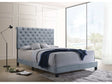 Warner Slate Blue Queen Bed - Ornate Home