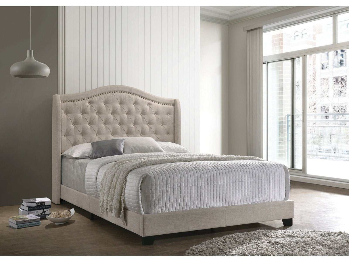 Sonoma Beige Queen Bed - Ornate Home