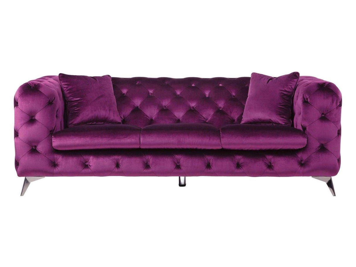 Atronia Purple Sofa - Ornate Home